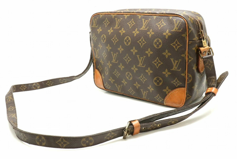 Louis Vuitton Nile Messenger Shoulder Bag Monogram Crossbody Brown